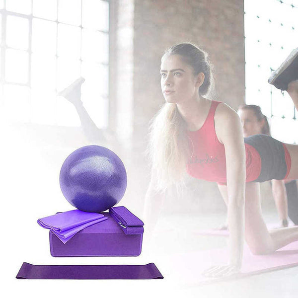 5 Pcs Ensemble de Blocs de Ballon de Yoga